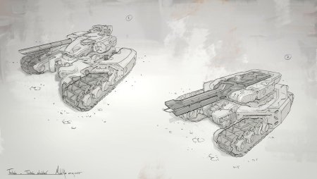 Танк концепт арт