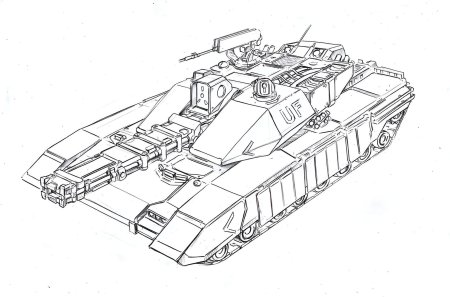 Раскраски танки будущего
