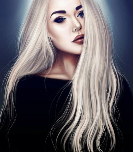 Красивая девушка арт