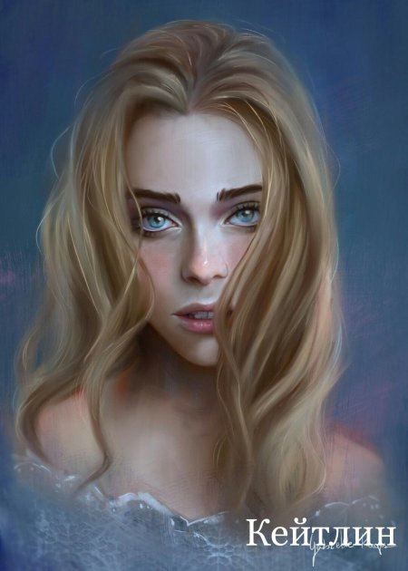 Блондинка арт