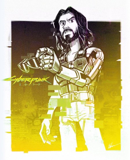 Киану Ривз Джонни Сильверхенд