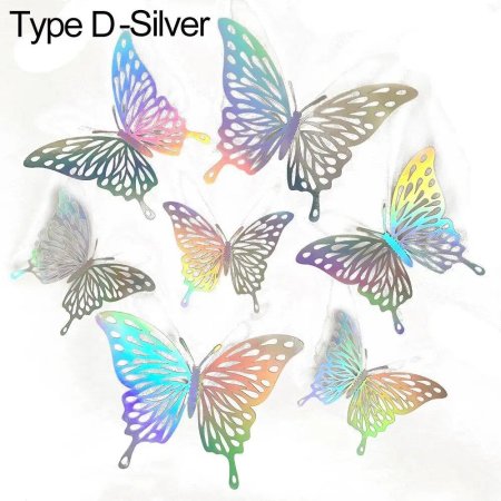 Зеркало с бабочками настенное