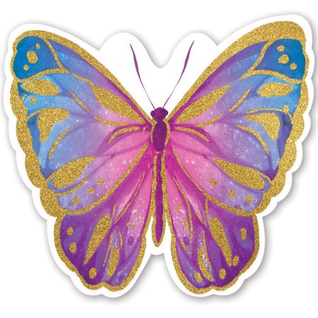 Украшение на скотче "бабочка"