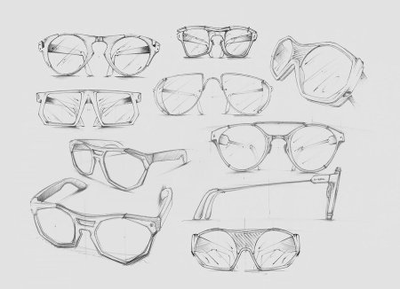 Очки скетч
