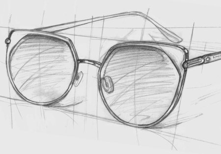 Очки рисунок