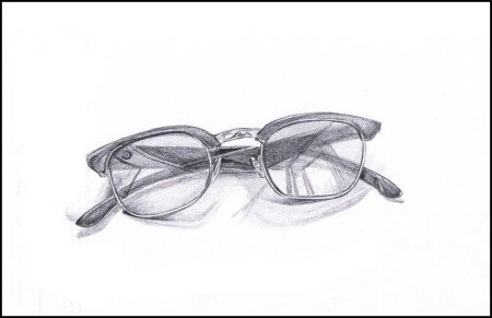 Очки набросок