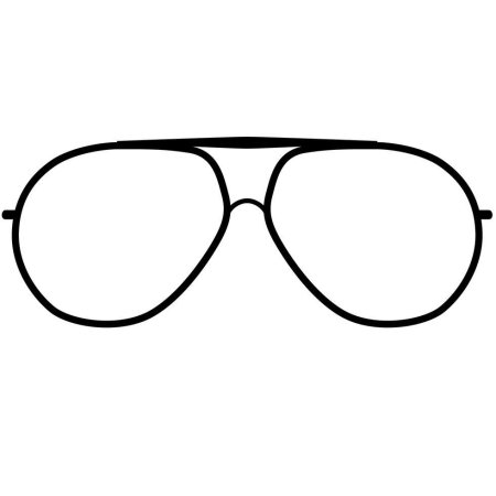 Очки раскраска