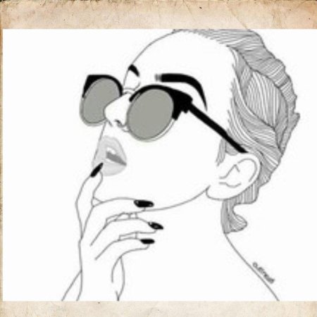 Рисунки девушек карандашом в стиле арт