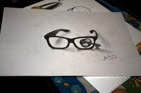 Втирать очки рисунок