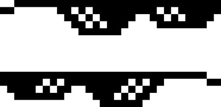 Пиксельные очки Thug Life