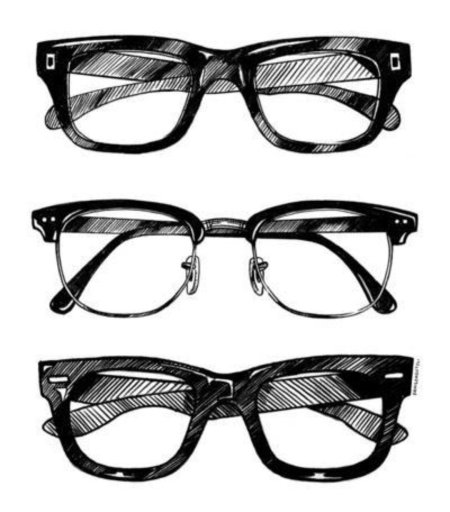 Очки нарисованные