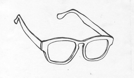 Очки раскраска для детей