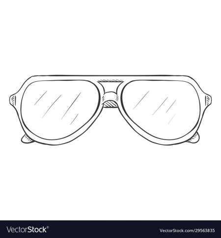 Очки раскраска