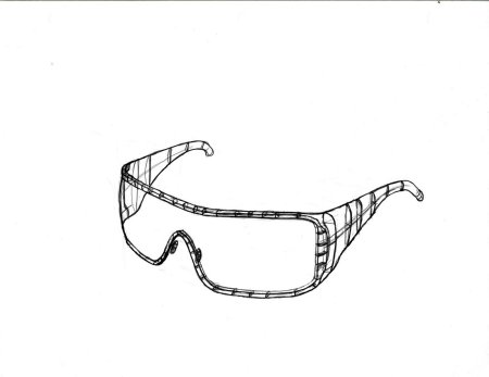 Очки карандашом