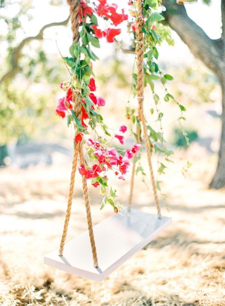 Декор качелей