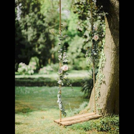 Качели в стиле бохо