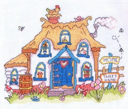 Вышивка дом Bothy threads