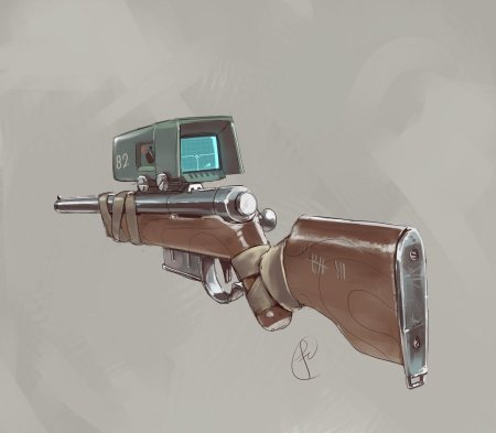 Оружие Fallout NV концепт арт