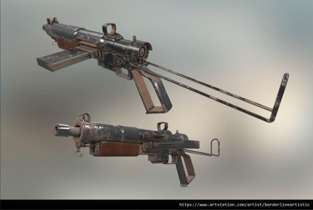 Пистолет пулемет фоллаут 4