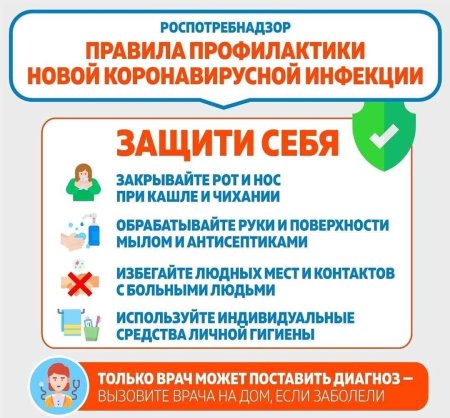 Памятка по профилактике коронавируса