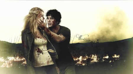 Сериал сотня Кларк и Беллами