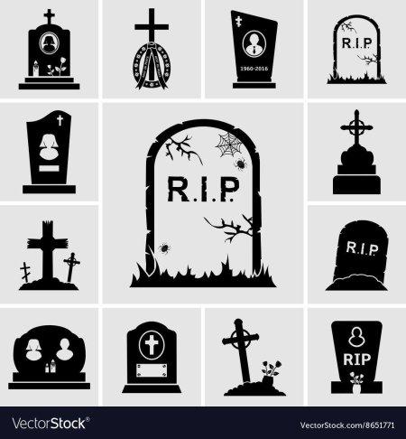 Значок могилы