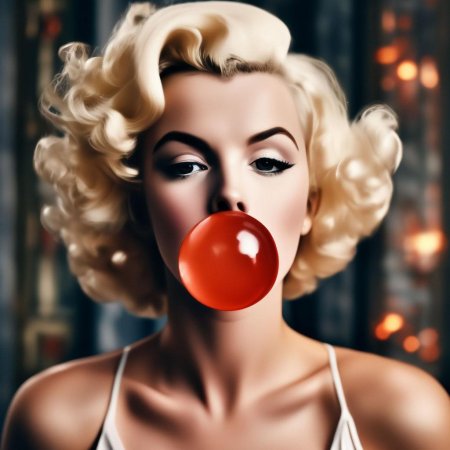 Мэрилин с жвачкой