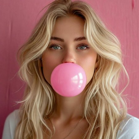 Красивая блондинка