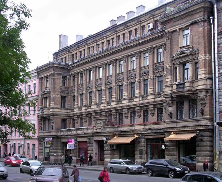 Доходный дом Купцов Елисеевых ул Ломоносова 14