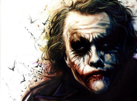 Картина по номерам Джокер хит Леджер