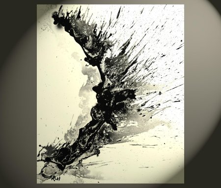 Современные черно белые картины