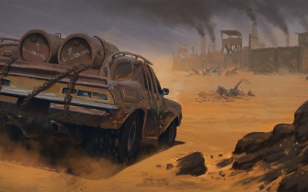 Дизельпанк машины Безумный Макс