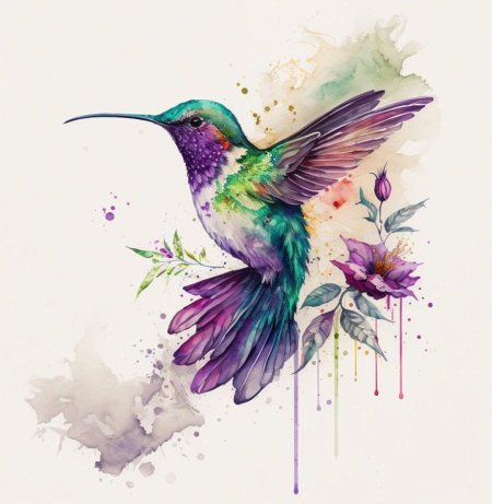 Колибри арт