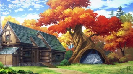 Sword Art online дом у озера