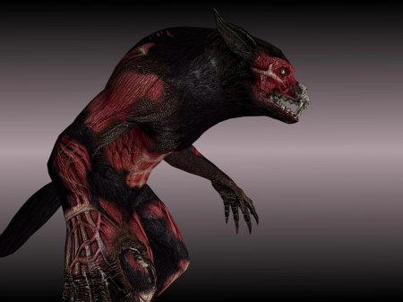 Скайрим Вервольф гибрид