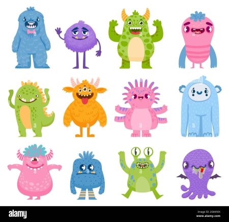 Монстры вектор