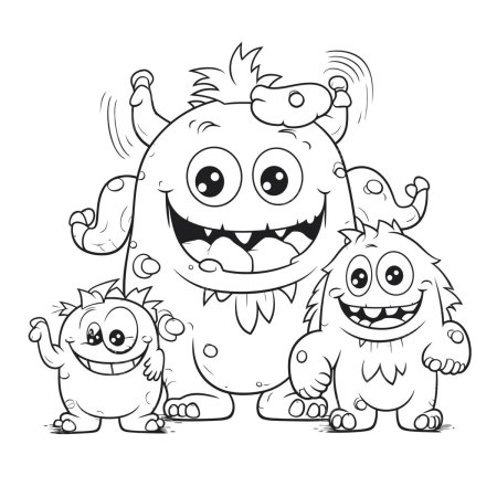 Распечатка монстры