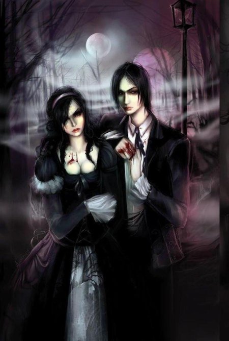 Готика аниме пара