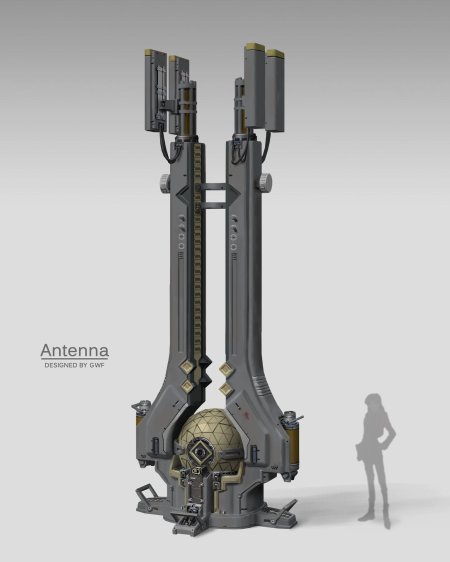 Антенна Sci-Fi Concept