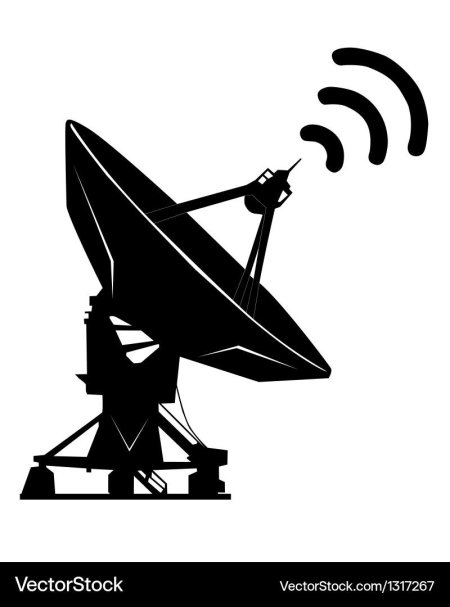 Спутниковые антенны силуэт