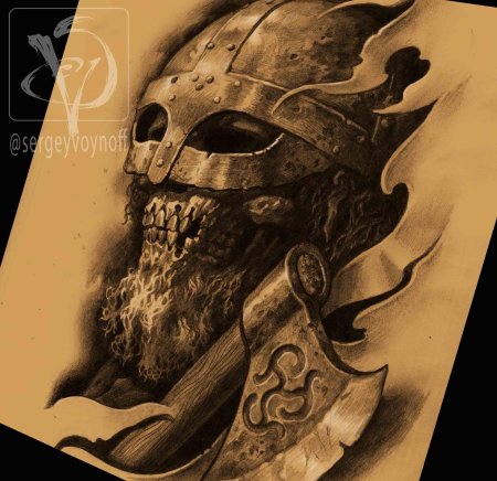 Тату викингов