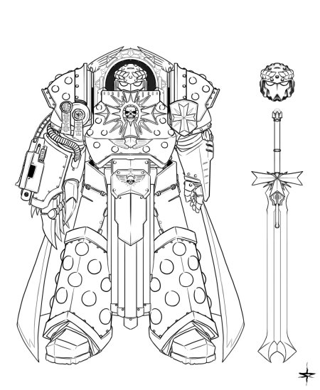 Терминаторская броня Тартарос Warhammer 40000