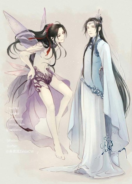 Магистр дьявольского культа Лань Чжань и Вэй ин