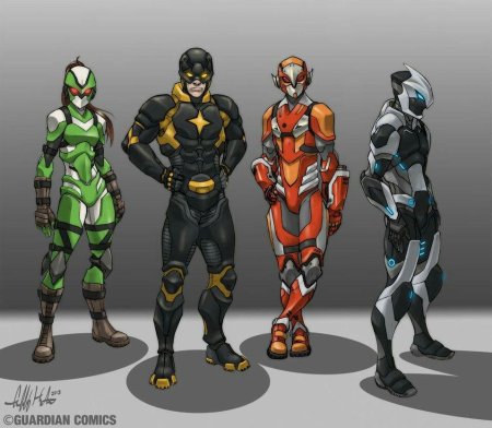 Супергеройские костюмы концепты