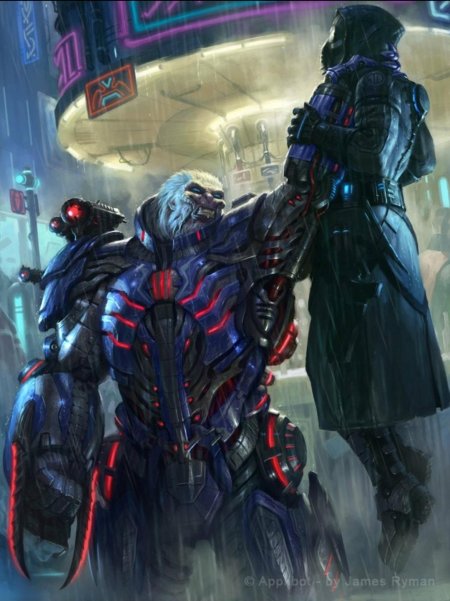 Инопланетные расы Sci-Fi Art