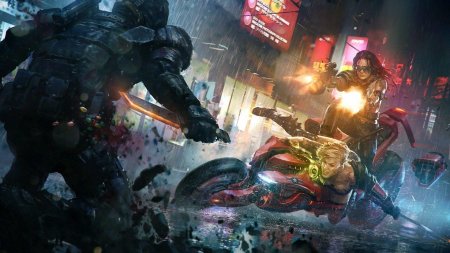 Киберпанк 2077 перестрелка арт