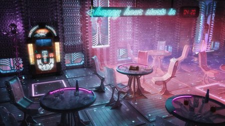 Киберпанк 2077 бар