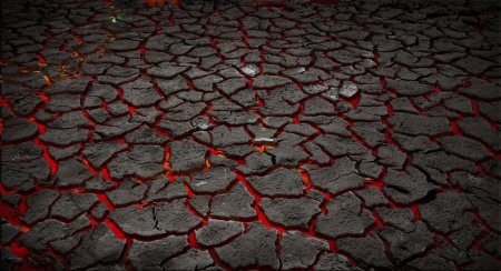 Потрескавшаяся лава