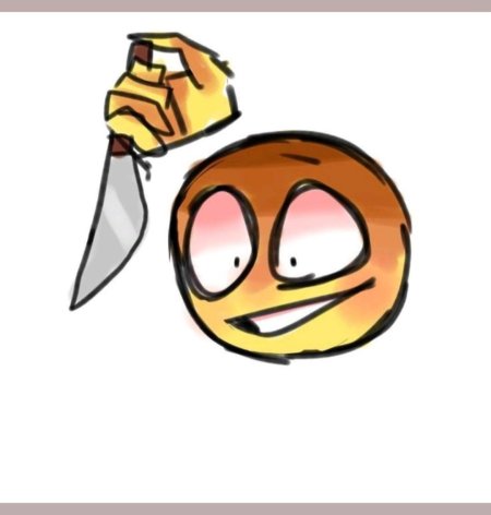 Смайлик с ножом