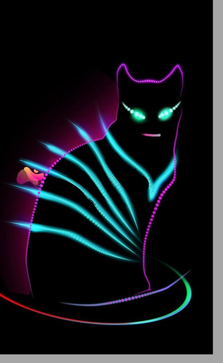 Неоновые коты